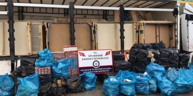 Diyarbakır’da 150 Bin Paket Kaçak Sigara Ele Geçirildi