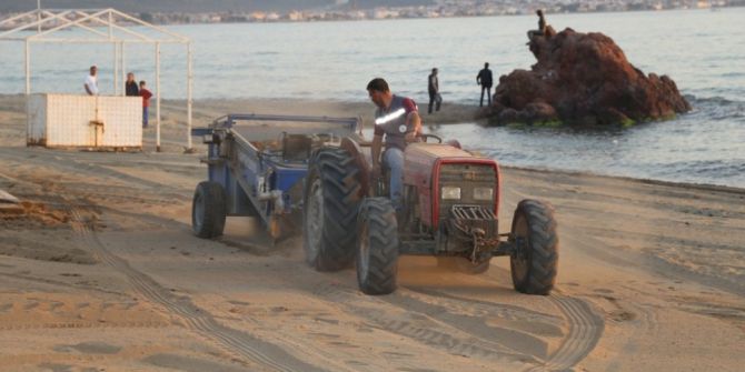 Burhaniye’ De Plajlar Yaza Hazırlanıyor