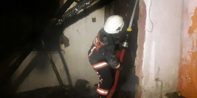 Başkent’te Gecekondu Yangını