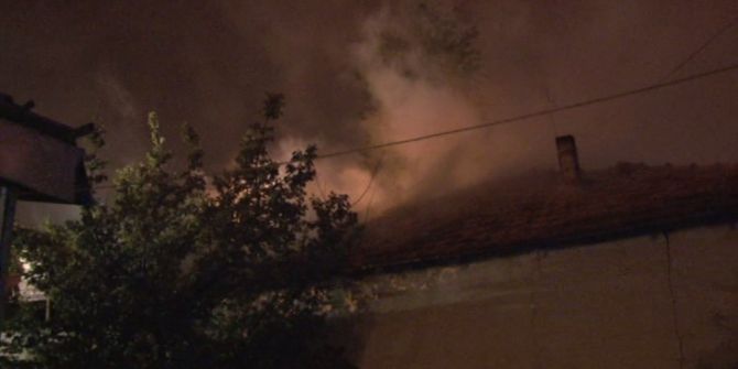 Başkent’te Gece Yarısı Korkutan Yangın
