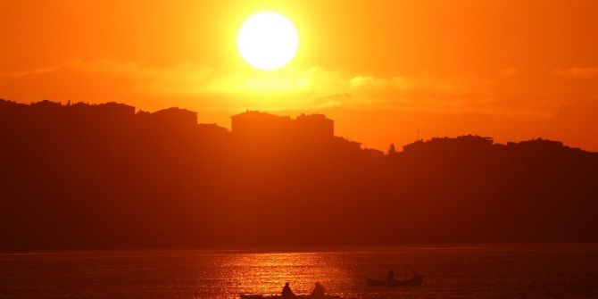 Tekirdağ’da Gün Doğumu Büyülüyor