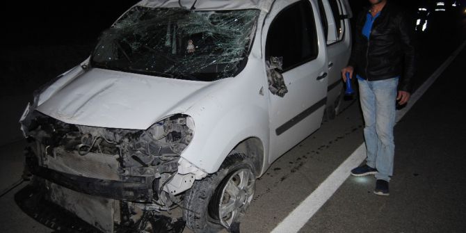 Tekirdağ’da Düğün Dönüşü Kaza: 4 Yaralı