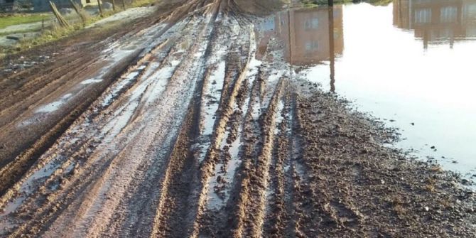 Çorlu’da Çamur Ve Toz Çilesi