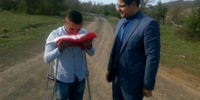 Gazi Ferdi Çatal, Tedavisinin Ardından İlk Kez Baba Ocağına Geldi