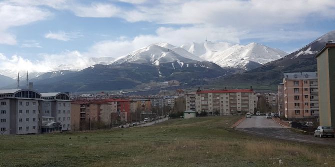 Erzurum’un Yüksek Kesimlerine Mayıs Karı
