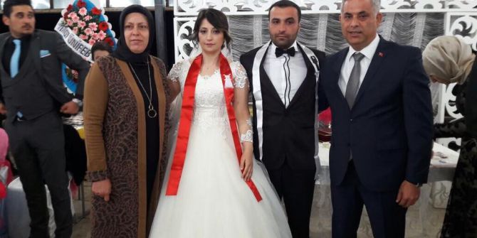 Başkan Yaman Belediye Personeli Genç Çiftin Nikahını Kıydı