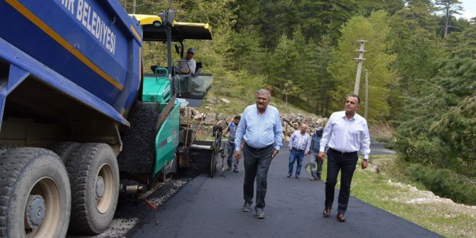 Alanya Gedevet Yaylasına Sıcak Asfalt