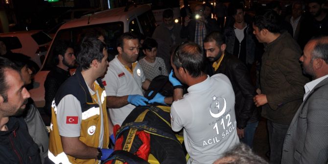 Suriyeli Motosiklet Sürücüsü Ağır Yaralandı