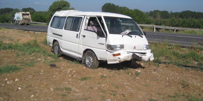 Bayramiç’te Trafik Kazası; 1 Yaralı