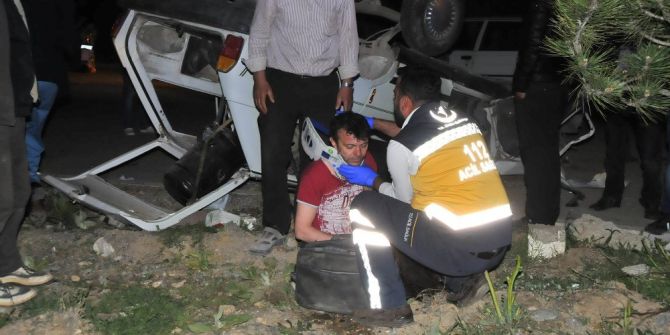 Konya’da Otomobil Takla Attı: 3 Yaralı