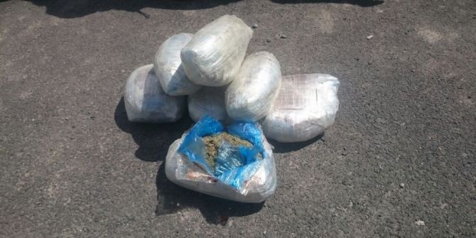 Kiralık Araçta 8 Kilogram Esrar Bulundu