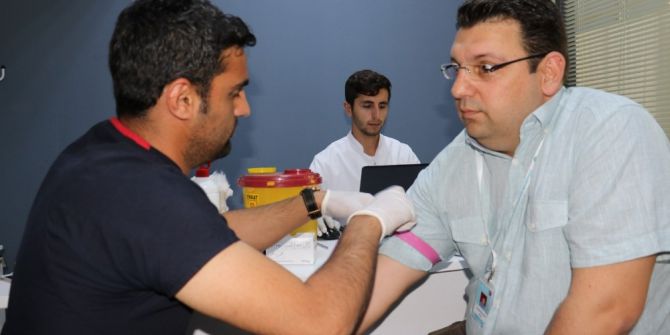 Büyükşehir Çalışanlarına Sağlık Taraması Yapıldı