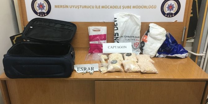 Mersin’de 2 Bin 500 Adet Uyuşturucu Hap Ele Geçirildi