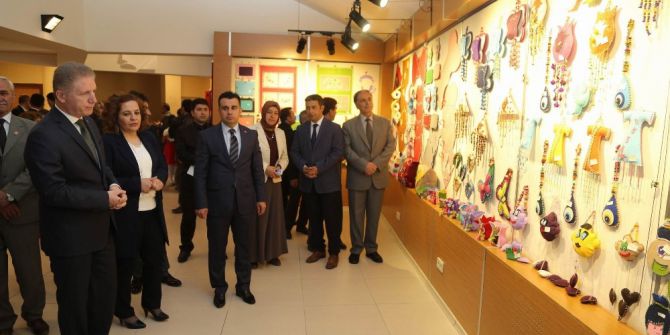 Sevgi Evleri’nde Kalan Çocuklar El Sanatları Sergisi Açtı