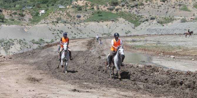 Mardin’de Rahvan Atları Yarışı Renkli Görüntülere Sahne Oldu