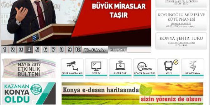 Konya Büyükşehir’in Web Siteleri Günde 220 Bin Kez Ziyaret Ediliyor