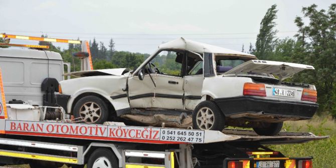 Muğla’da Cenaze Dönüşü Kaza; 1 Ölü