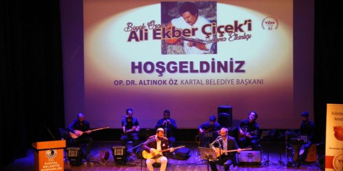 Kartal Belediyesi, Halk Ozanı Ali Ekber Çiçek’i Andı