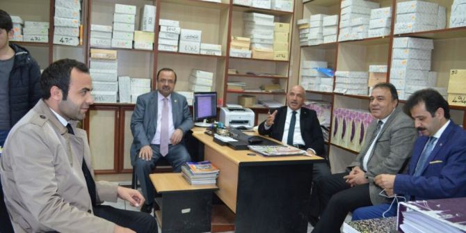 Prof. Dr. Ilıcalı’dan Matbaa, Kırtasiye Ve Tabelacılar Odası’na Ziyaret