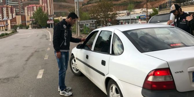 Gümüşhane’de Narkotik Uygulaması