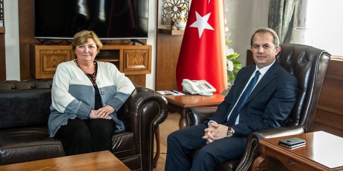 Vali Taşyapan, Pascale Moreau’yu Kabul Etti