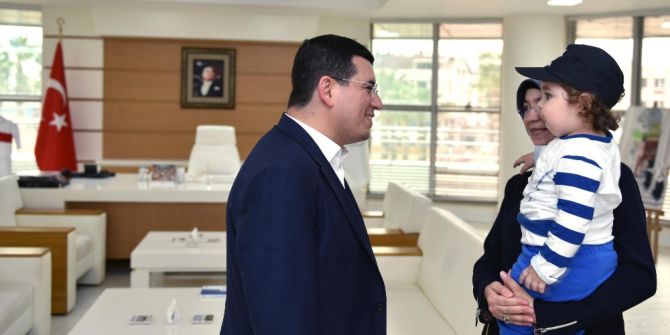 Şehidin Oğlundan Teşekkür Plaketi