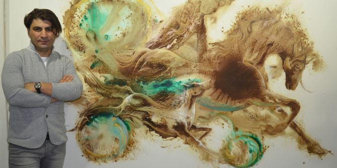 Türk Kahvesiyle Resim