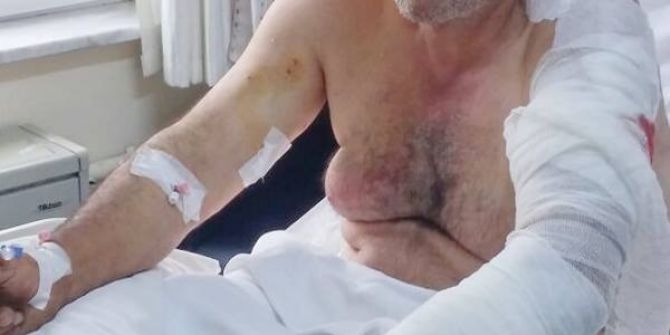 Ayı Saldırısına Uğrayan Vatandaş Yaralı Kurtuldu