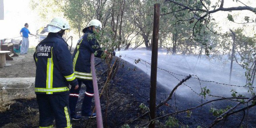 Eski Cezaevi Yerleşkesinde Korkutan Yangın