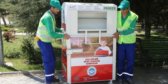 Odunpazarı’ndan Yeni Çevreci Proje ’Giysileriniz Çöpe Gitmesin’
