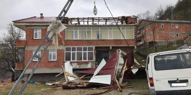 Trabzon’da 23 Nisan’daki Şiddetli Fırtınanın Hasar Tespit Çalışmaları Tamamlandı