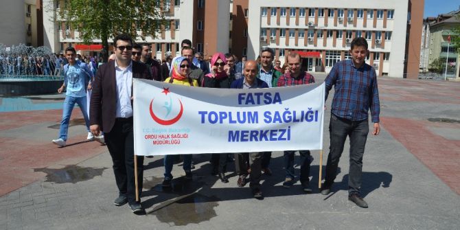 Fatsa’da ‘Sağlıklı Yaşam Yürüyüşü’