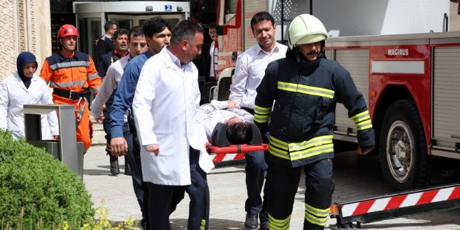 Konya Büyükşehir’den Yangın Tatbikatı