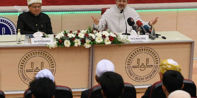 Başkan Görmez, Tayland Şeyhülislamı İle Bir Araya Geldi