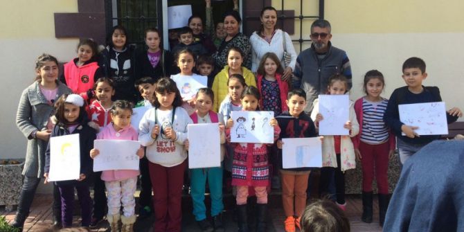 Milas’ta Minik Karikatüristlerin Eserleri Görücüye Çıkıyor