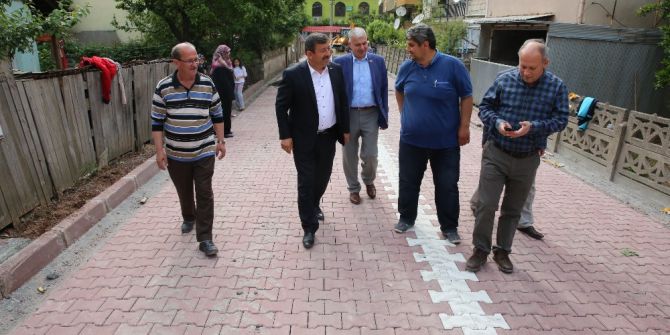 Başkan Karabacak, Üst Yapı Çalışmalarını İnceledi