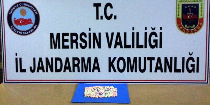 Mersin’de 250 Adet Ecstasy Hap Ele Geçirildi