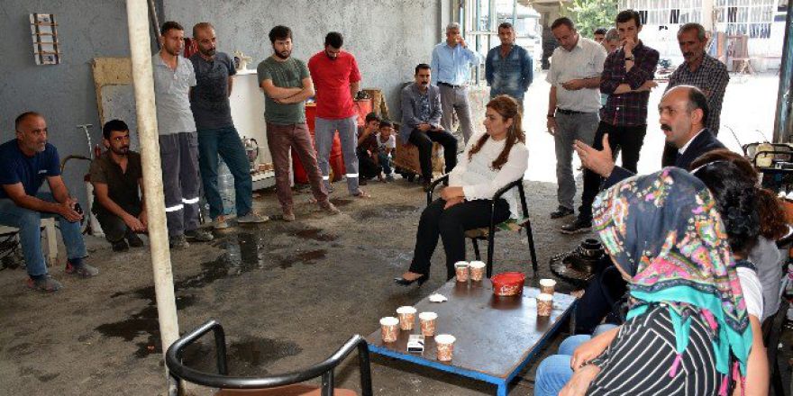 Akdoğan’dan Sanayi Esnafına Ziyaret