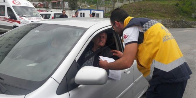 Alaplı’da ‘Yaşama Yol Ver’ Projesi Şoförlere Anlatıldı