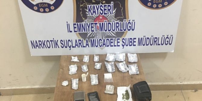 Kayseri’de Uyuşturucu Operasyonu: 3 Gözaltı