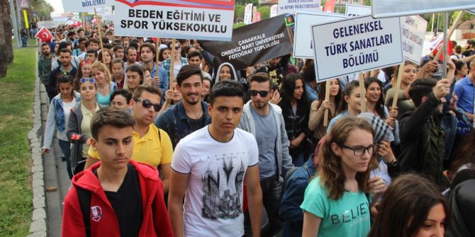 Çomü Öğrenci Şenlikleri Açılış Töreniyle Başladı