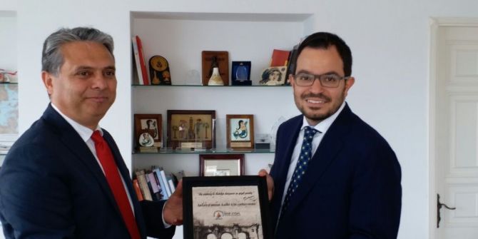 Başkan Uysal Davet Mektubunu Sundu