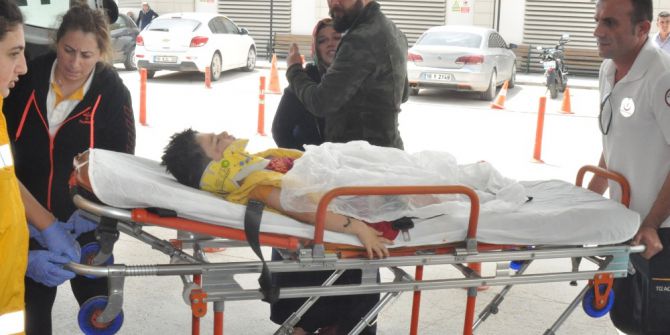 Kadın Sürücü, Oyun Oynayan Çocuğu Ezdikten Sonra Pano İle Aydınlatma Direğini Devirdi