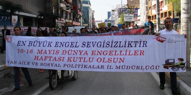 10-16 Mayıs Engelliler Haftası