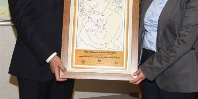 Acıbadem Adana Hastanesi’ne "Bebek Dostu" Unvanı