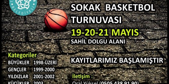 Süleymanpaşa’da Basketbol Turnuvası Düzenlenecek