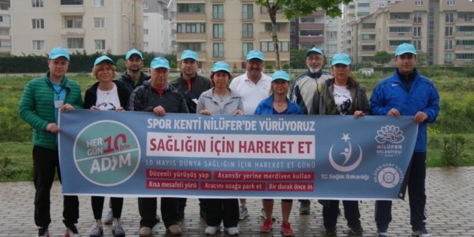 Sağlık İçin 10 Bin Adım Attılar