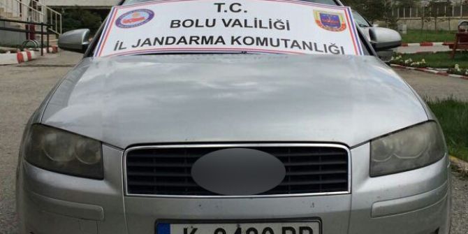Ülkeye Kaçak Sokulan Lüks Otomobil Bolu’da Yakalandı