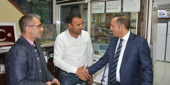 Başkan Toltar Esnafı Ziyaret Etti