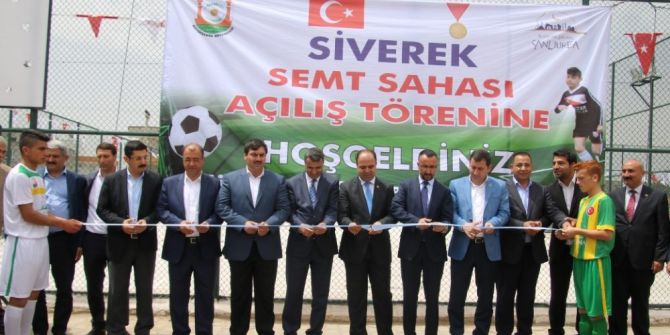 Siverek Semt Sahası Gençlerin Hizmetine Açıldı
